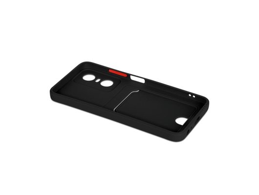 Чехол DF для Tecno Pop 6 Pro tCardCase-02 (black)